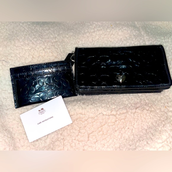 Coach Handbags - Coach wallet and mini coin card wallet